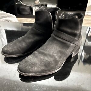Black Grand Voyage Italian Leather Boots